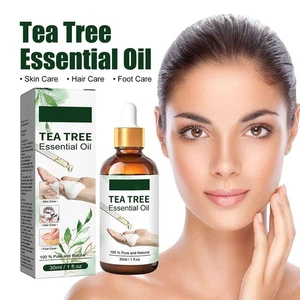 Tea Tree Massage Essential Oil 30ml Purify Repairs Moistu Damaged Skin New T2Z8 - Picture 1 of 14