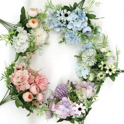 (Green)Fake Flower Ball Vivid Details Long Lasting Silk Simulation Flower Ball - image 1 of 4