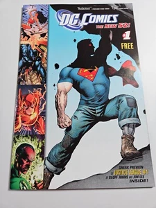 Justice League The New 52 #1 DC Comics Geoff Johns Jim Lee 2011 Sneak Preview - Picture 1 of 8