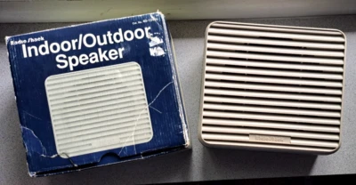 Altavoz interior exterior Radio Shack 40-1248B en caja original de colección RARO DIFÍCIL DE ENCONTRAR Foto 1 de 4