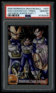 Dragon Ball Japanese Morinaga Wafer 7 431 Son Gohan Goku Trunks PSA 10 91763410 - Picture 1 of 2