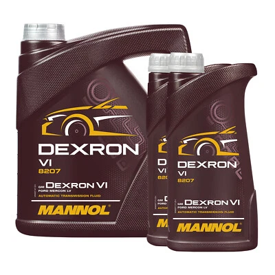 6 (4+2x1) Litre Mannol Dexron VI Automatique Transmission pour Opel, MB 236.14 - Photo 1/4