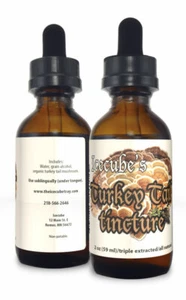 ICECUBE'S Triple Extracted TURKEY TAIL Tincture 2oz All Natural - Picture 1 of 5