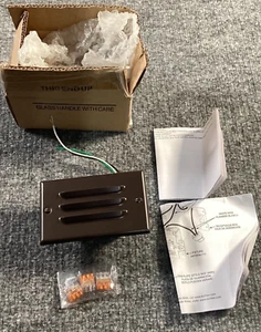 Kichler Step And Hall Hardwired 120-Volt Architectural Bronze Horizontal In Box - Picture 1 of 5