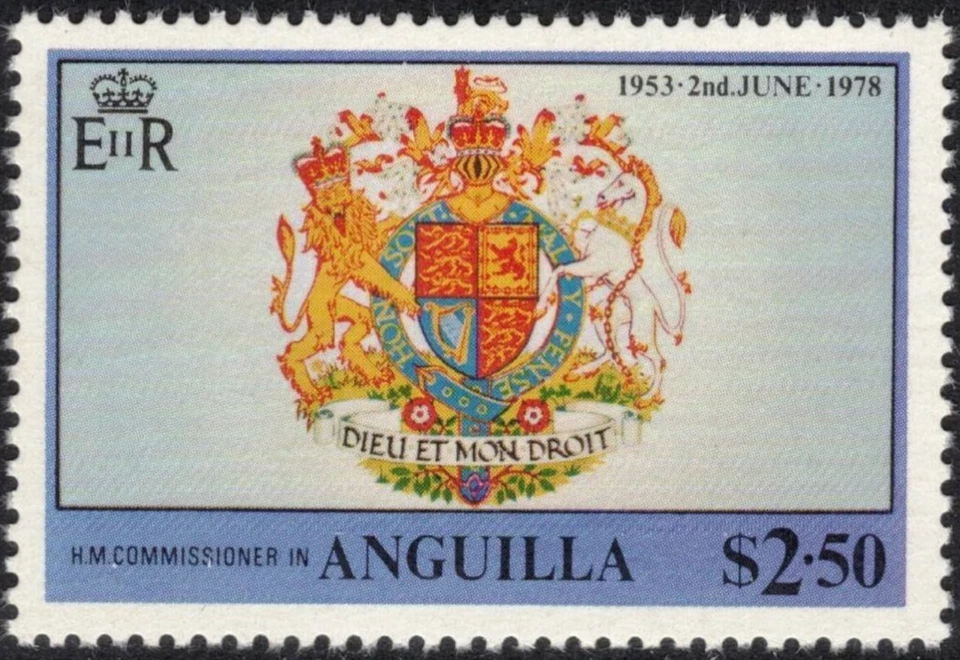 Anguilla #SG323 MNH 1978 Royal Coat Arms QEII [318] - Image 1 of 1