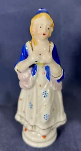 Made In Occupato Giappone Vintage Ceramica Vittoriana Dama X - Foto 1 di 7