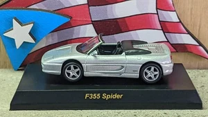 Kyosho Ferrari F355 Spider Silver 1:64 Scale Ferrari Minicar Collection V Series - Bild 1 von 13