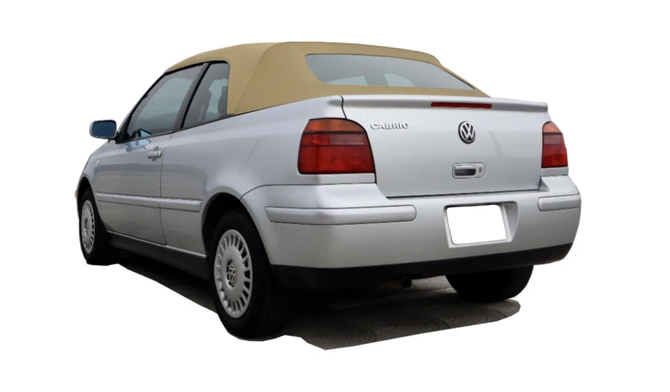 Подходит для Volkswagen Golf Cabrio 2001-02 кабриолет верх и стекло окна желтовато-коричневый немецкий - Изображение 1 из 1