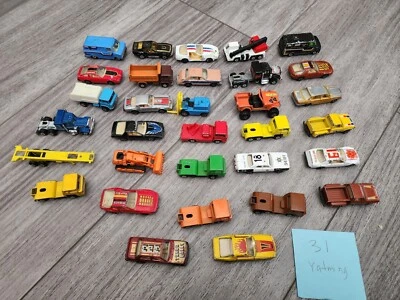 Lot 32 Vintage YAT MING YATMING Diecast Cars Trucks 1:64 Vehicles Various Models - Image 1 of 4
