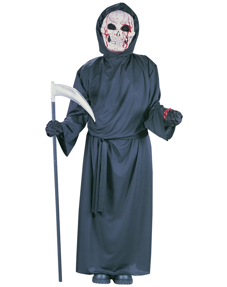 ¡Nuevo! Disfraz Completo de Fiesta Ghoul BLEEDING SKULL para Niños - Grande 10-12 Foto 1 de 1