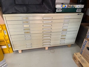 Planschrank, Papierschrank DIN A0, Stahl, schwere Qualität - Bild 1 von 1