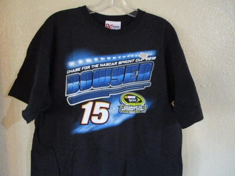 CLINT BOWYER CHASE SPRINT CUP 2012 #15 T SHIRT NEW WITH TAG NICE Cover