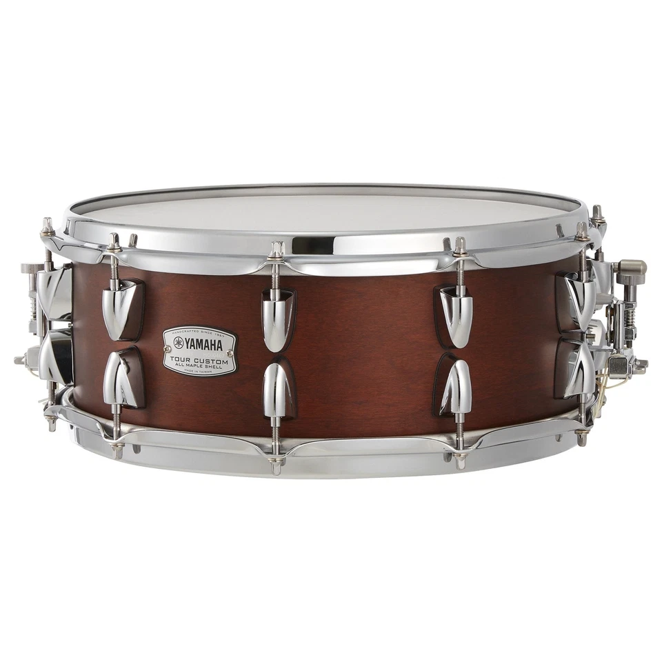 Yamaha Tour Custom Maple Snare Drum 14x5.5 Chocolate Satin - Image 1 of 1
