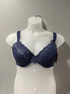 Jessica Simpson Women's 38C Full Figure Bra Comfort Straps Lace Purple - Picture 1 of 7