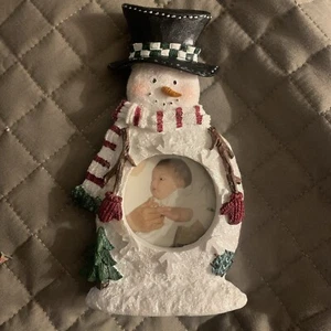 Kohls Holiday Snowman Photo Frame   - Picture 1 of 8