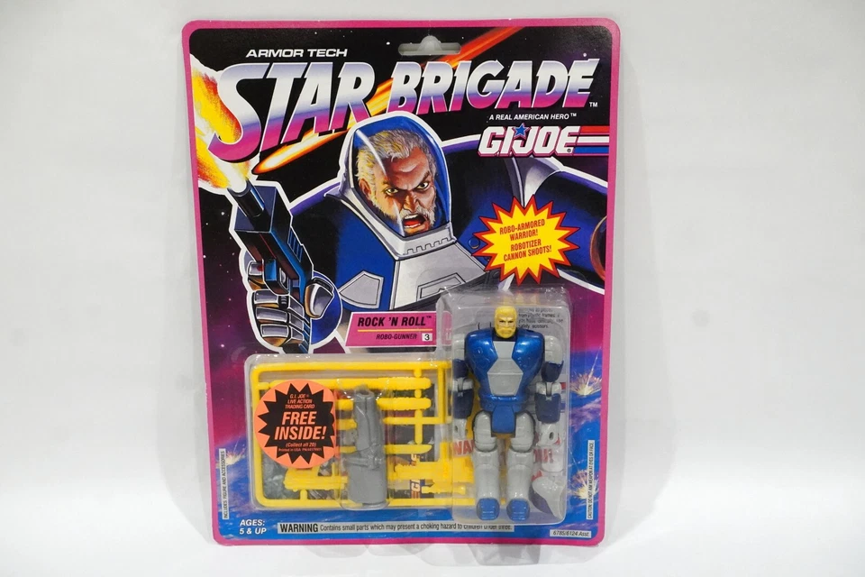Vintage 1993 Gi Joe Star Brigade Rock N Roll Figure Hasbro