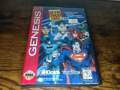 Justice League Task Force (Sega Genesis, 1995) Tested  - Image 1 of 2