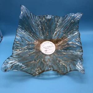 Antica Cristalleria Italiana Lavorato A Mano Bowl Vintage Made In Italy. - Picture 1 of 5