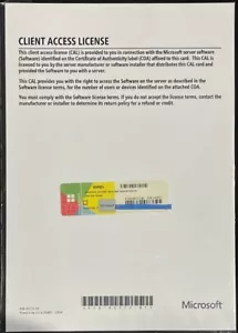Windows Server 2012 RDS 5 Device OEM Software Client Access License / DN9D4 - Picture 1 of 2