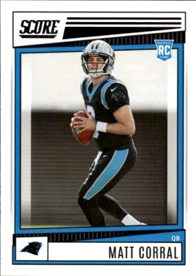 2022 Score #302 Matt Corral Rookie Card - Image 1 of 2