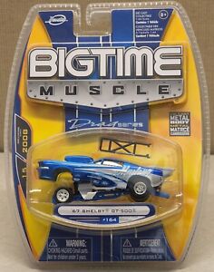 JADA BIG TIME MUSCLE ‘67 SHELBY GT-500 FUNNY CAR Blue 1/64 free shipping