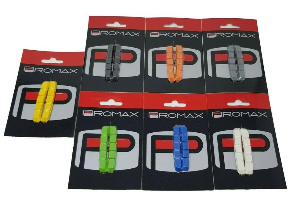 Promax B-1 Bicycle Replacement Brake Pads 70mm Pair 7 Colours Fantastic Value! - Image 1 of 1