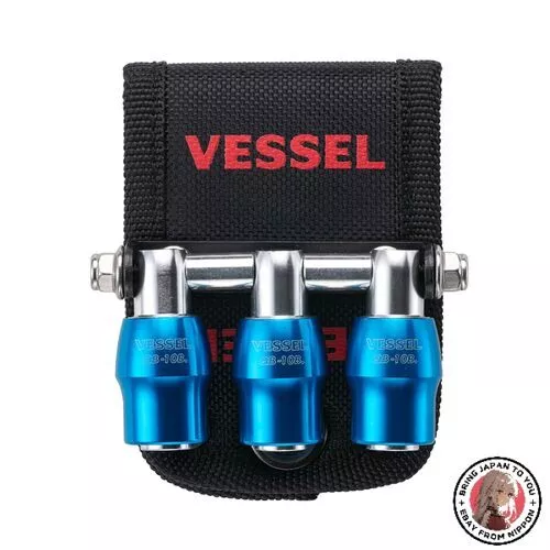 NEW VESSEL Quick Catcher Triple Holder Blue QB-10B3B - Image 1 of 1