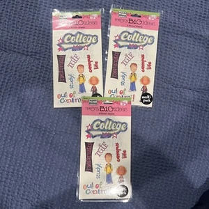 Nuevo Me & My Big Ideas College Days Mambi Mini Pegatinas 3 paquetes múltiples (3 hojas) - Imagen 1 de 3