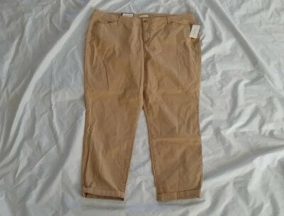 Charter Club Women's Zipper and Button Closure Slim Leg Khaki Pants Size 18 - Image 1 of 4