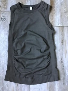 Athleta Womens Gray/Olive Green  Sleeveless Activewear Tank Top Size M - Picture 1 of 5