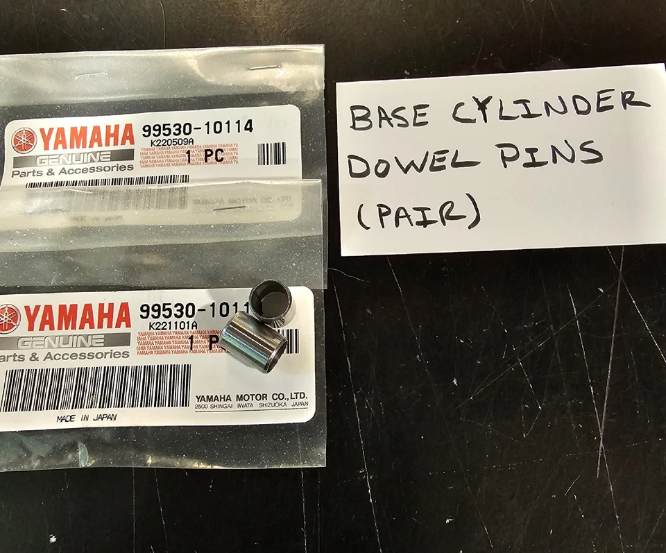 OEM Yamaha Blaster Dowel Pin Cylinder Base 99530-10114-00 (pair) - Image 1 of 1