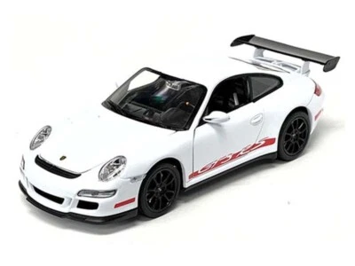Porsche 911 (997) GT3 RS - Carro modelo Welly branco fundido escala 1:24 - 22495WH-TS - Imagem 1 de 2