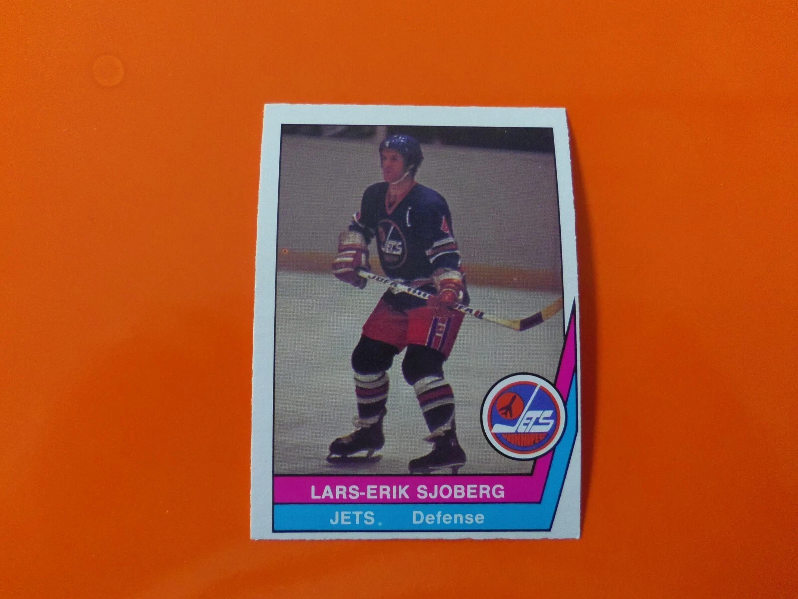 1977-78 O-PEE-CHEE WHA LARS-ERIK SJOBERG #21 (INV-7127)
