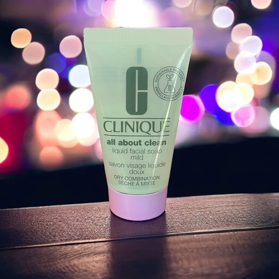 Clinique All About Clean Liquid Facial Soap Mild Travel Size 30ml NWOB