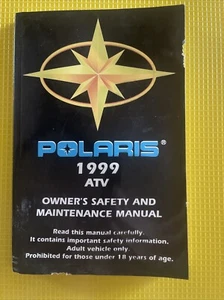 OEM Fábrica 1999 Polaris ATV MANUAL DEL PROPIETARIO 9914905 MANTENIMIENTO 136 PÁGINAS - Imagen 1 de 5