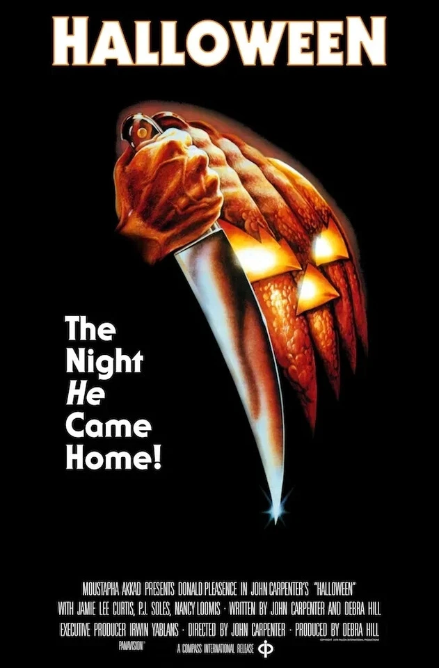 JOHN CARPENTER HALLOWEEN MOVIE POSTER THE NIGHT HE CAME HOME 24x36 NEW FREE SHIP
