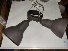 Wall mount Outdoor spot adjustable light. Decorative medium based lamp. Used