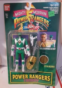 RARE 1994 Green Ranger Auto Morphin Tommy Mighty Morphin' Power Rangers - Bild 1 von 8