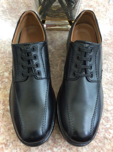 Nuove scarpe stringate Clarks Northfield da uomo in pelle nera #26068036 taglia 13