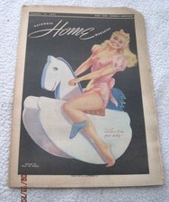 Rare Billy Devorss 1945 leggy Pin Up of blonde~cover to newspaper tabloid