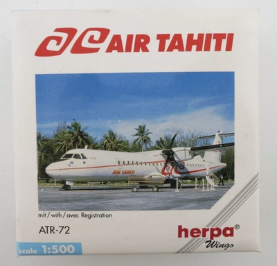 Herpa Air Tahiti ATR-72 Model - 1:500 - 508049 - Image 1 of 4