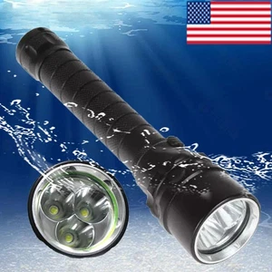 Linterna de Buceo 3LED Antorcha de Buceo 100M Lámpara Subacuática Iluminación Subacuática - Imagen 1 de 10