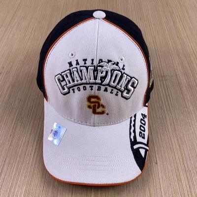 Sombrero Top of the World de colección para hombre con correa trasera 2005 Fed Ex Orange Bowl USC Trojans Foto 1 de 4