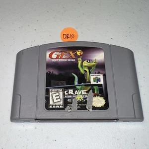 Gex 3: Deep Cover Gecko (N64) Nintendo 64 Authentic and Tested Working DR10 - Picture 1 of 2