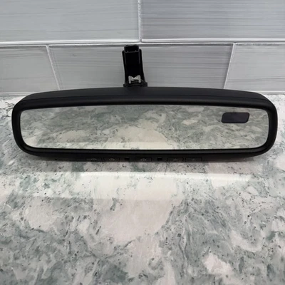 Toyota Tundra 2007-2013 OEM Rear View Mirror Compass Black Safe Link Tested - Image 1 of 4