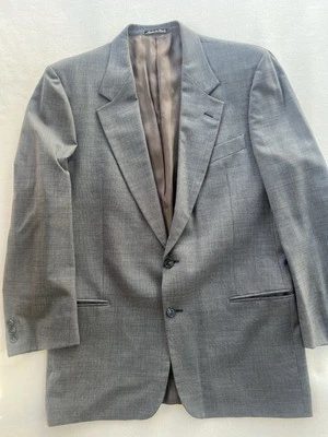 Valentino Uomo Hombre’s Vintage Años 80 Gris Blazer Abrigo Deportivo Talla 40 Dinero Antiguo Foto 1 de 4