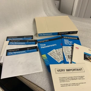 THE NEWSROOM - 1985 Commodore 64 128 C64 Computer Software 5.25" Disk+Manual - Picture 1 of 12