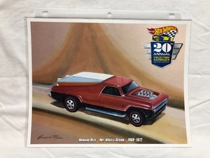HOT WHEELS E SHEET PICTURE 2020 20TH NATIONALS HOWARD REES RED LINES - Bild 1 von 2