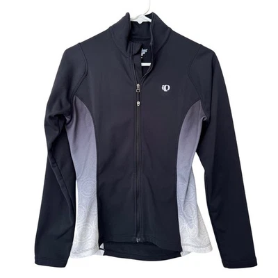 Chaqueta forrada de vellón Pearl Izumi Select para mujer negra gris blanca mediana Foto 1 de 4