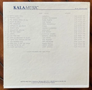 Reel To Reel Program Tape, O-104 Kalamusic, 1987 - Bild 1 von 9